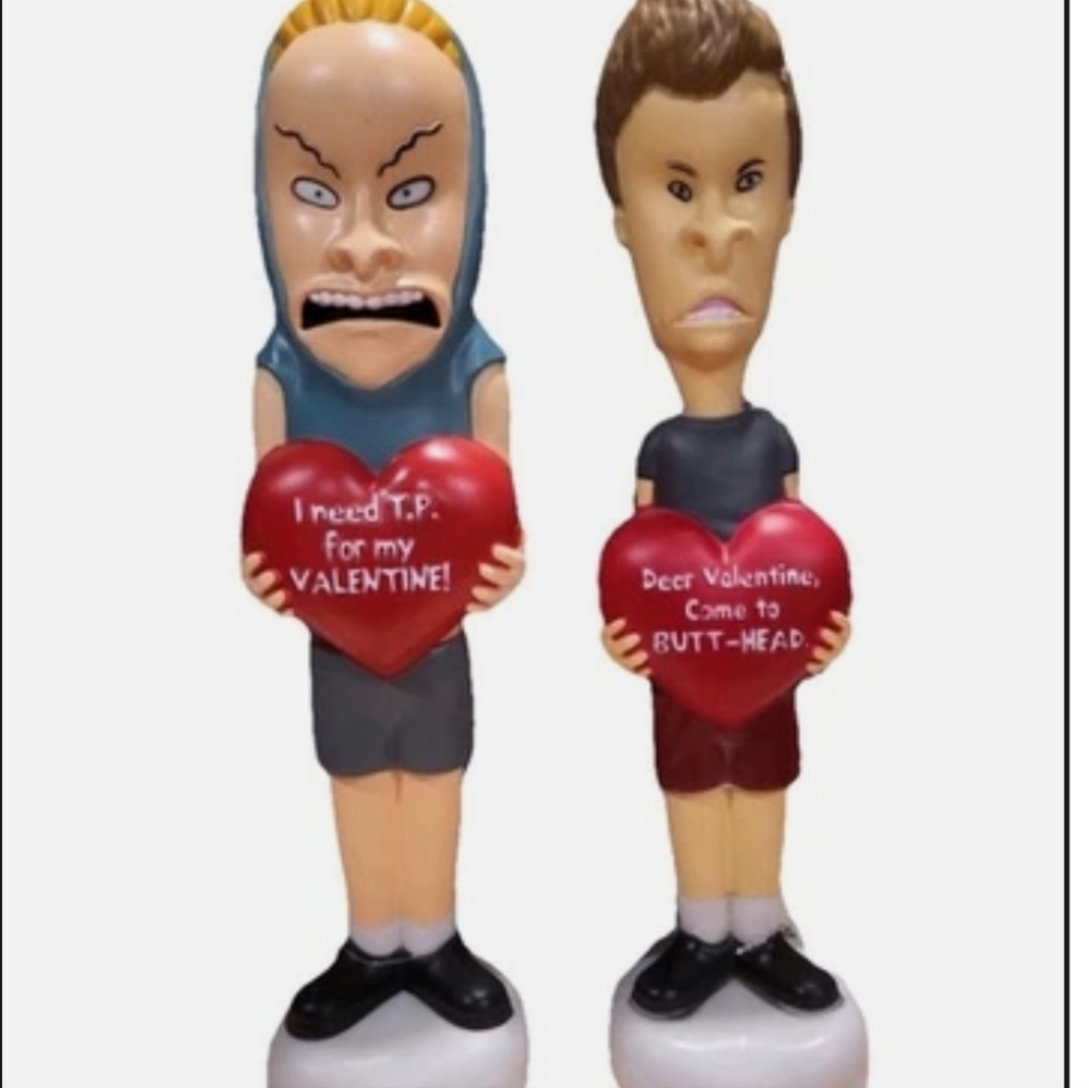 Beavis and Butt-Head Valentine Blow Molds Set